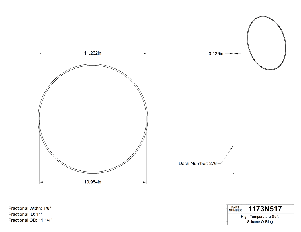 Technical drawing - 1173N517